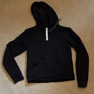 Lululemon Black Quilted Puffer Hoodie  size 4